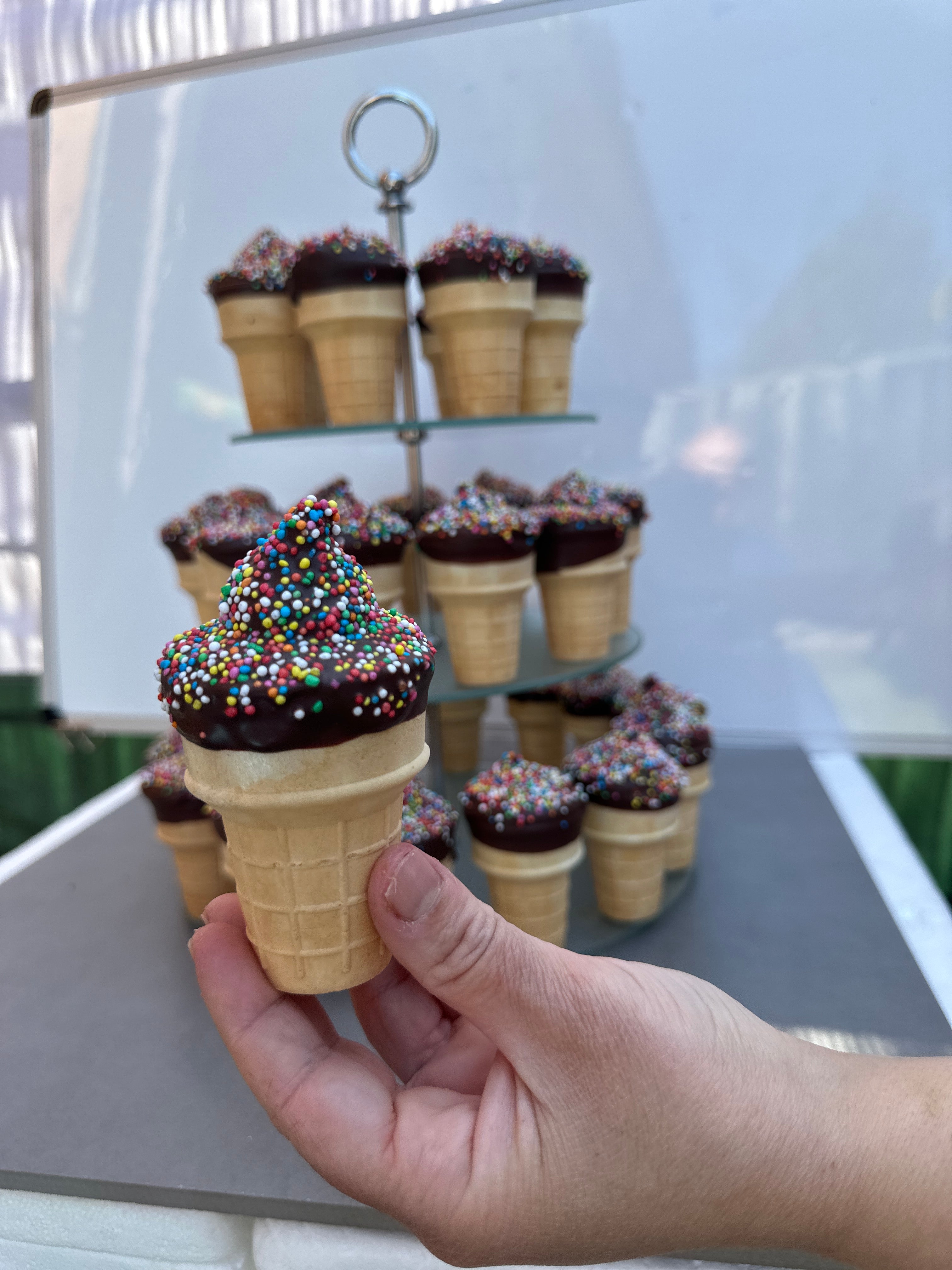 Marshmallow Cone Tower