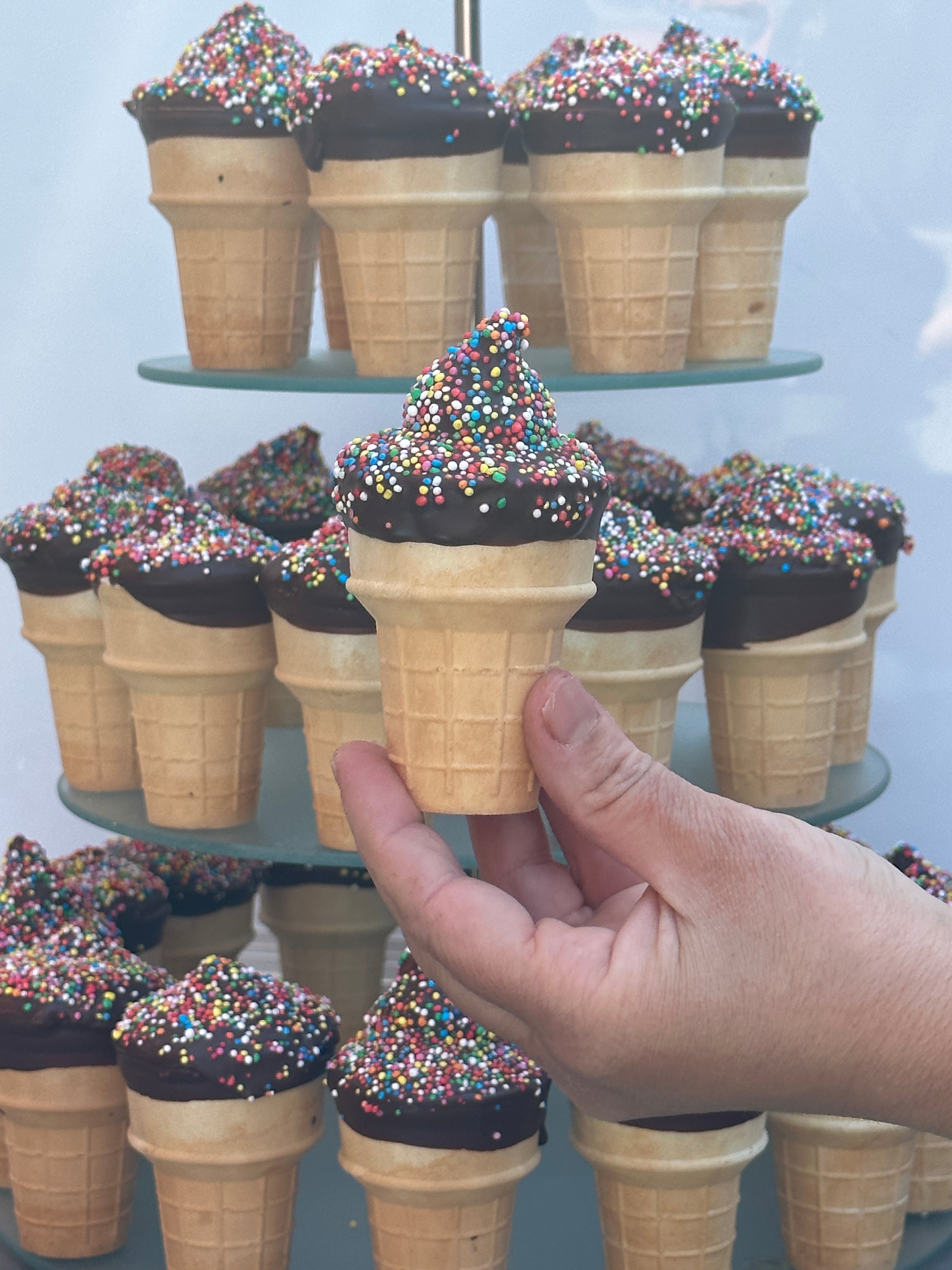 Marshmallow Cone Tower