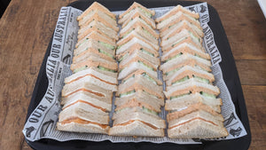 Club sandwich catering platter