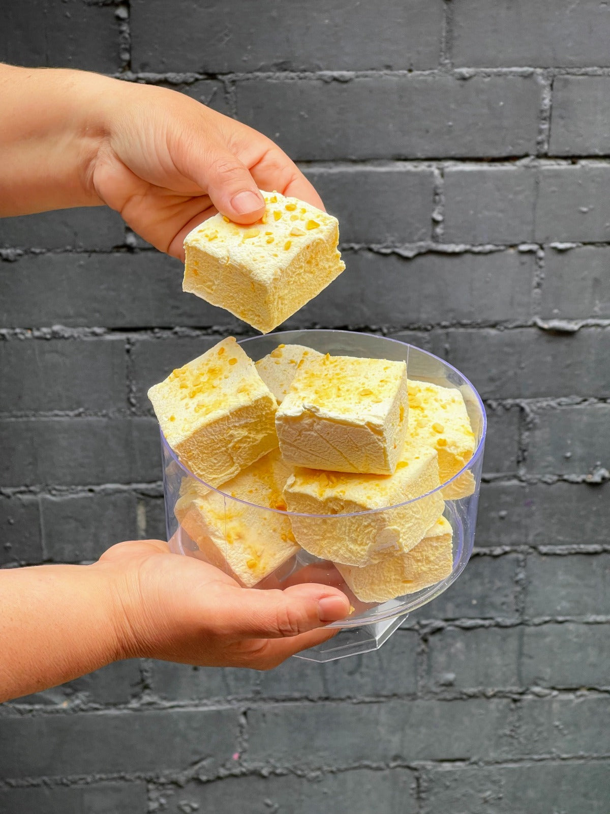 Large Tropical Mango and Passion Fruit Marshmallows