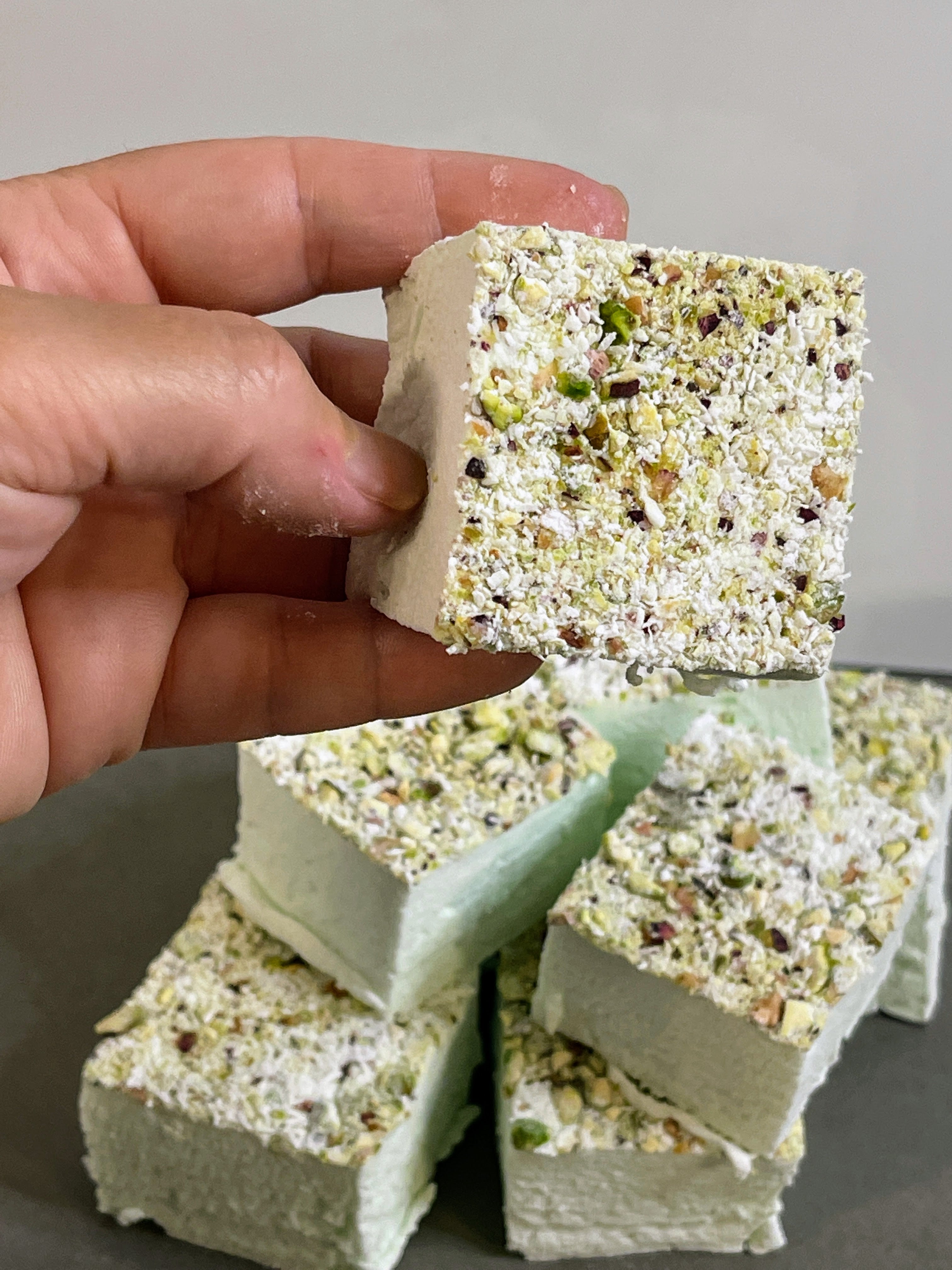 Large Pistachio Marshmallows