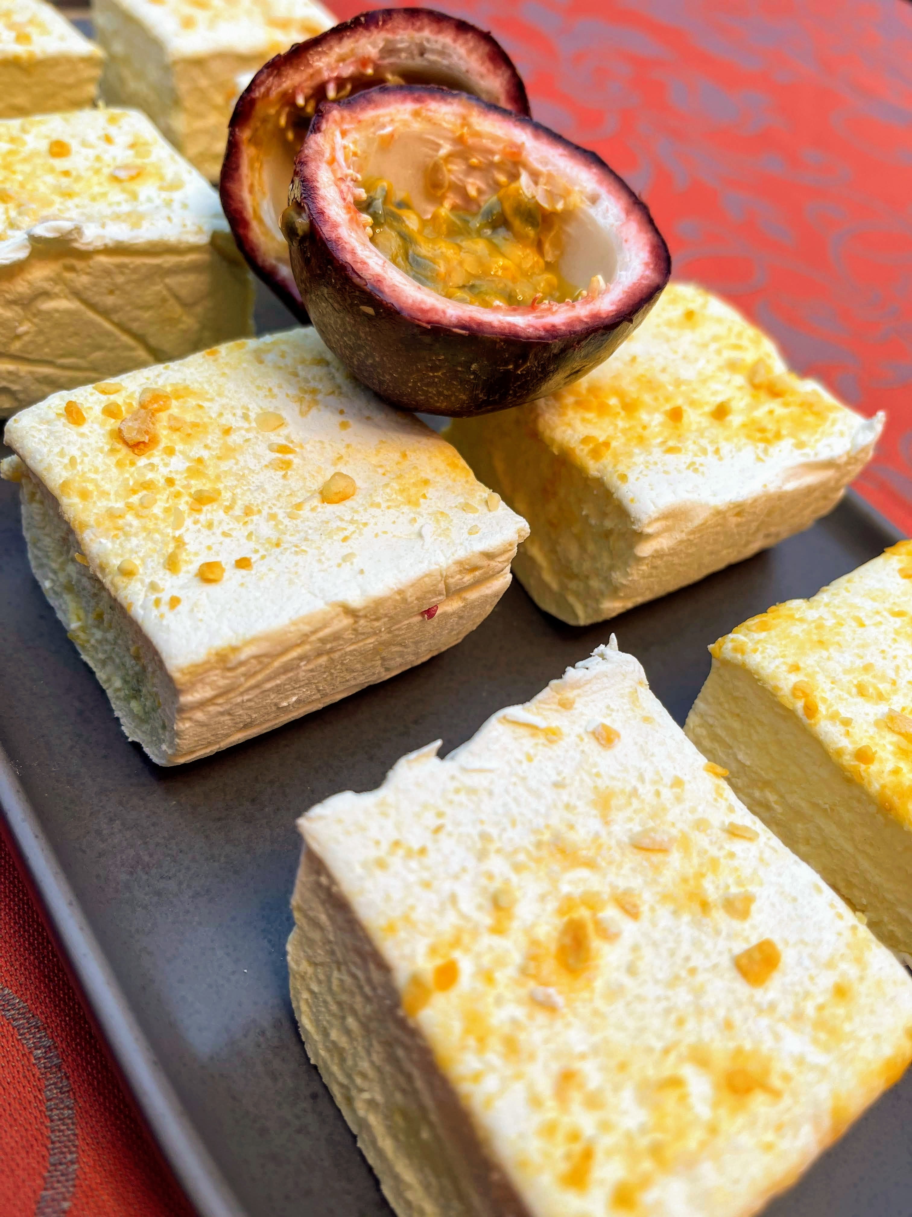 Large Tropical Mango and Passion Fruit Marshmallows