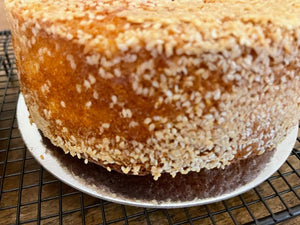 Tahini Halvah Cake