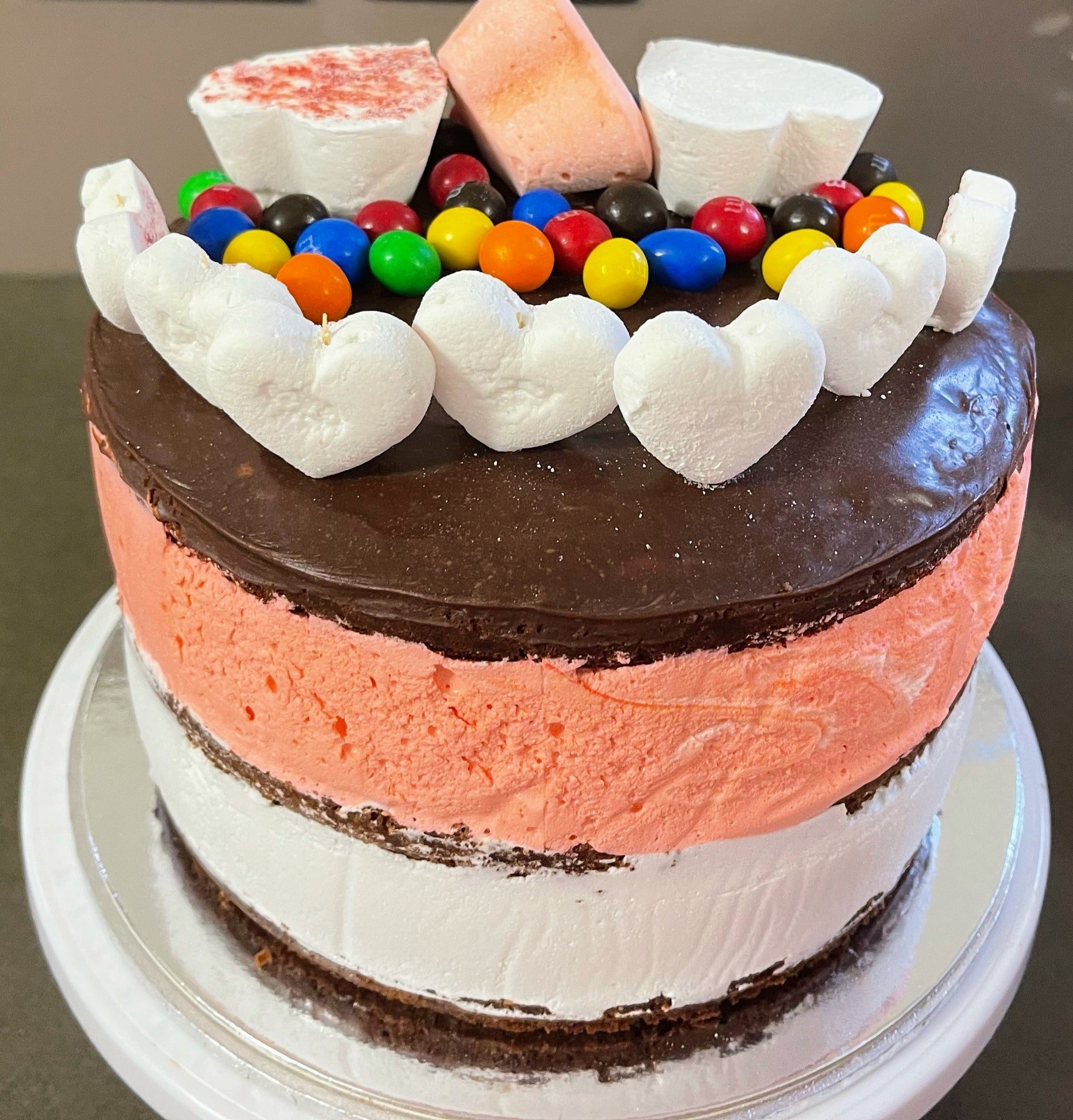 Browmellow Marshmallow Birthday Cake