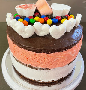 Browmellow Marshmallow Birthday Cake