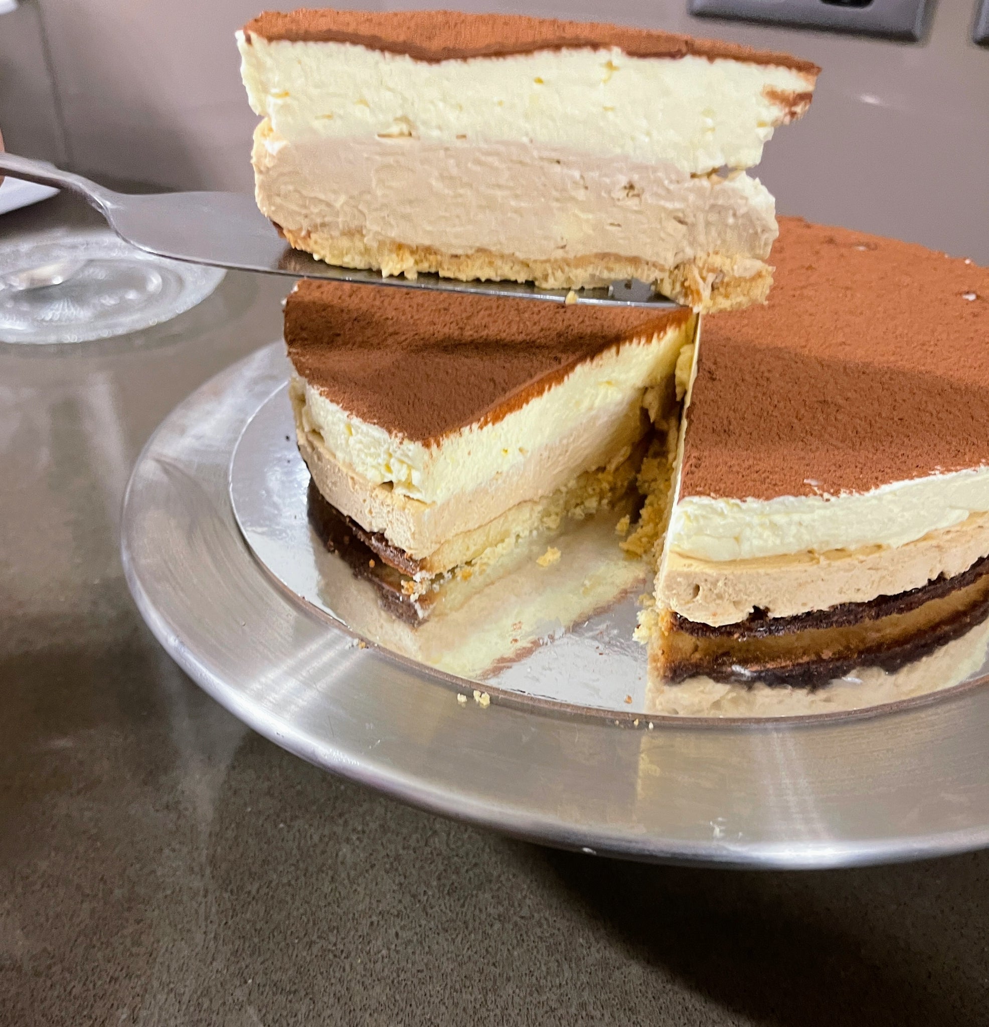 Keto - Low carb & Sugar - Tiramisu Cake